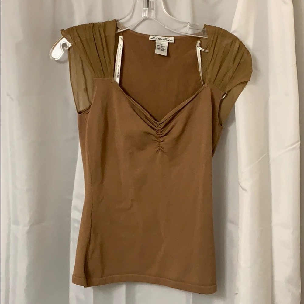 Lillie Rubin Ladies Brown Top